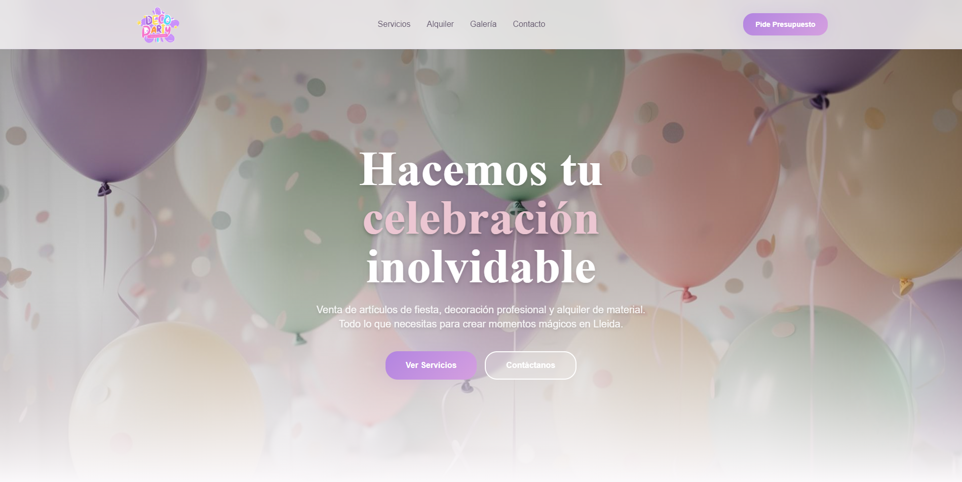 DecoParty Lleida - eventos y fiestas en Lleida