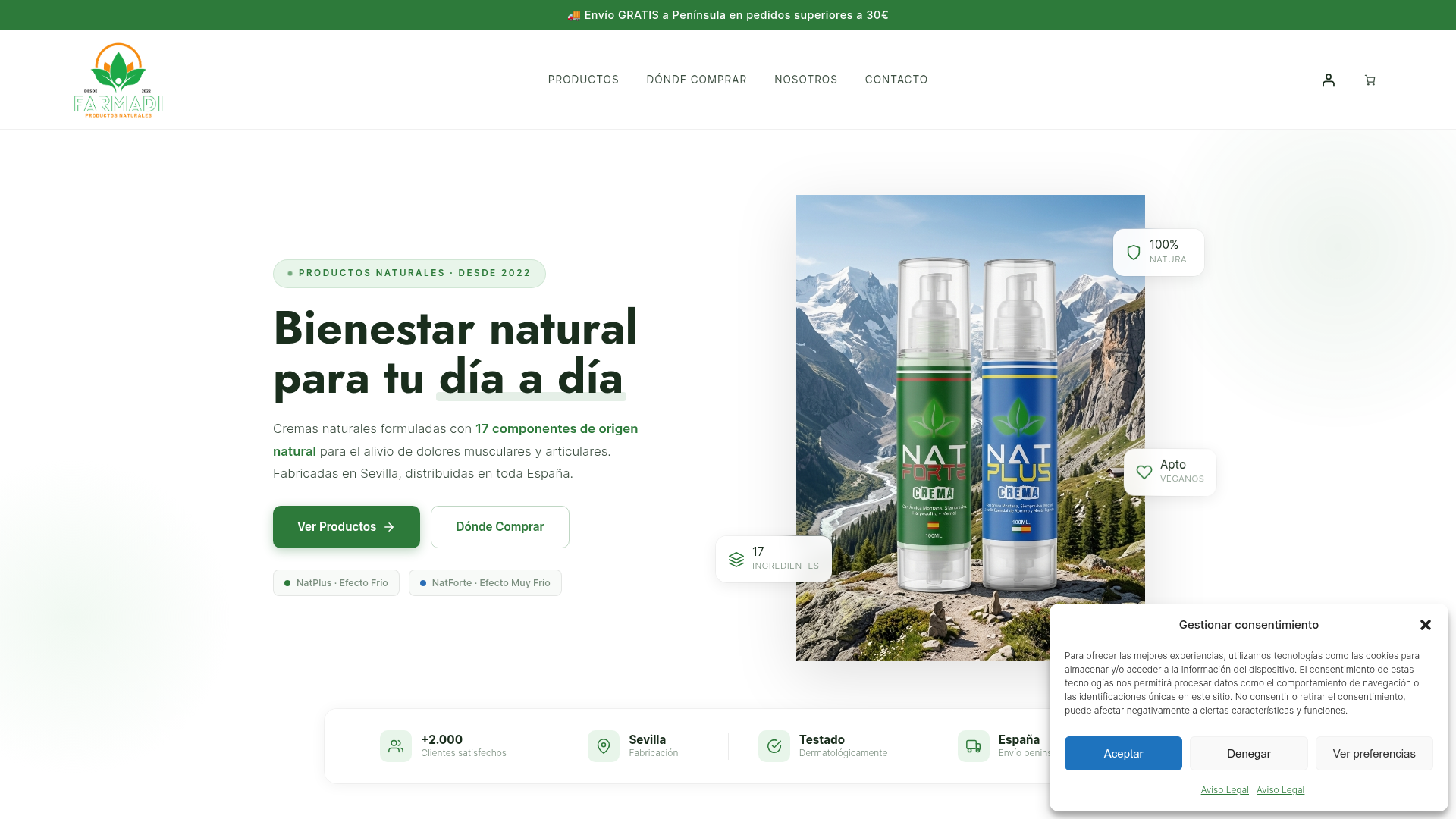 Farmadi - tienda online de cremas naturales