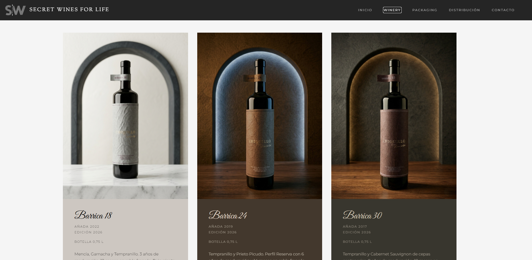 Secret Wines for Life - tienda online de vinos exclusivos